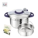 Seb p4620800 cocotte - minute 75 l induction autocuiseur inox cuisson pression léger livre recettes fabriqué ... Seb p4620800 cocotte - minute 75 l induction autocuiseur inox cuisson pression léger livre recettes fabriqué ...