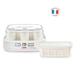 Seb yg500100 yaourtire  la yaourtire  2 - 8 pots en verre et 1 bac 1 l - blanc