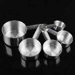Sec lot de 5 cuillres doseuse mesure cup tsp et ml pour mesurer ingrdients sec et liquides ( caf th ...