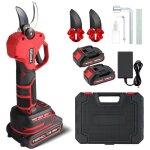 S�cateur �lectrique sans fil - teeno - s�cateur brushless - 2x2000mah - portable - professionnel