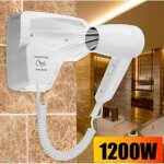 S�che cheveux electrique pour h�tel 1200w s�choir ventilateur s�che - linge mural salle de bain ac220v ...