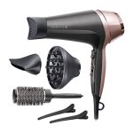 Sche - cheveux - remington - d5707 - 2200w - ionique - grille cramique - accessoires inclus