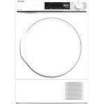 Sche - linge frontal  condensation - sharp kdncb9s7pw9 - capacit 9kg - classe b - consommation 616 ...