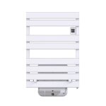 Sèche - serviette electrique mural omiros plat avec soufflerie sannover 1300 w blanc Sèche - serviette electrique mural omiros plat avec soufflerie sannover 1300 w blanc
