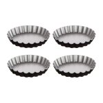 5five - 4 moules  tartelettes signature 12cm en mtal