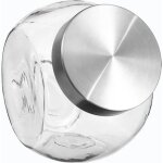 5five - bocal verre  bonbons couvercle inox 21l