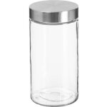 5five - bocal verre couvercle inox nixo 17l
