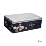 5five - bote  sucre morceaux mtal black edition noir