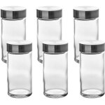6 bocaux � �pices 80ml couvercle inox - 5 five simply smart