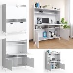 Vicco secrétaire berdi bureau commode table de travail table de bureau Vicco secrétaire berdi bureau commode table de travail table de bureau