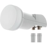 Tête de parabole - sedea - lnb twin - compatible hd 4k - 2 sorties - Ø fixation 40 mm Tête de parabole - sedea - lnb twin - compatible hd 4k - 2 sorties - Ø fixation 40 mm