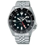 Montre automatique - seiko - ssk001k1 - seiko 5 gmt - couleur blanche - mixte - adulte