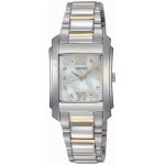Montre - seiko - srz367p1 - quartz - analogique - acier blanc