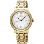Seiko - sut162p1 - solar - montre femme - automatique analogique - cadran blanc - bracelet acier bicolore ...