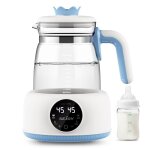 Sejoy bouilloire lectrique en verre  temprature rglable - 12l 800w - maintien au chaud jusqu 72h ...