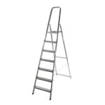 Selekta escabeau domestique pliant 7 marches frontalu Selekta escabeau domestique pliant 7 marches frontalu