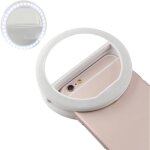 Selfie ring light avec 36 ampoules led flash lampclip ring sallume pour un �clairage dappoint portable ...