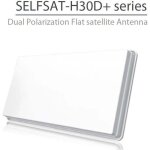 Selfsat h30d + parabole plate une sortie avec kit accroche fenetre Selfsat h30d + parabole plate une sortie avec kit accroche fenetre