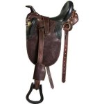 Selle stock norton club surpiqu�e � pommeau �quitation cheval