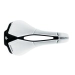 Selle prologo scratch m5 pas tirox - blanc / noir - 140 mm Selle prologo scratch m5 pas tirox - blanc / noir - 140 mm