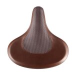 Selle de vélo cruiser - velo - vl8088 - cuir marron + tissu pied - de - poule - suspension à ressort ... Selle de vélo cruiser - velo - vl8088 - cuir marron + tissu pied - de - poule - suspension à ressort ...