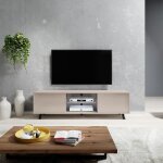 Meuble tv - selsey - lefyr - 140 cm - taupe (gris - beige) - scandinave