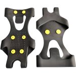 Semelles anti glisse - terre jardin - crampons anti verglas - noir - mixte