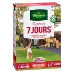 Semences de gazon vilmorin - 7 jours - boite de 1kg - premières pousses ultra - rapides Semences de gazon vilmorin - 7 jours - boite de 1kg - premières pousses ultra - rapides