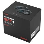 Systme de communication - sena - spider st1 - pack double - noir - rechargeable usb