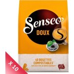Senseo caf dosettes doux - lot de 10 x 40 dosettes