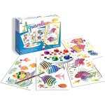 Sentosphere - aquarellum junior aquarium - coffret de 4 tableaux sertis sur le th�me de laquarium