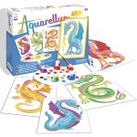 Aquarellum junior - sentosphere - dragons - multicolore - 18x25cm - pour enfants