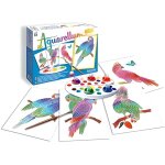Sentosphere - aquarellum junior perroquets - coffret de 4 tableaux sertis sur le thme des perroquets ...