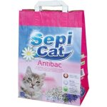 Sepicat liti�re - parfum�e et antibact�rienne - 8 l - pour chat