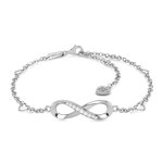 Serasar - bracelet de cheville en argent sterling pour femme infinity - argent - bijoux fantaisie cadeau ...