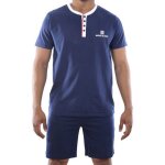 Serge blanco pyjama homme 100% coton ensemble pyjama homme avec short et t - shirt manches courtes - ... Serge blanco pyjama homme 100% coton ensemble pyjama homme avec short et t - shirt manches courtes - ...