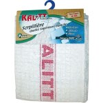 Serpillire gaufre - 60x100 cm - blanc