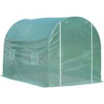 Outsunny - serre de jardin - mtal - 300x200x210cm - vert
