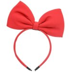 Serre - t�te - partydeco - noeud rouge - couleur rouge - mixte - adulte