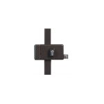 Serrure 3 points profil europ�en verticale fouillot marron gauche vachette 16578000