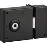 Serrure en applique bec de canne - l. x h. (mm):70 x 70