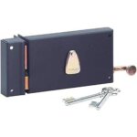 Serrure en applique horizontale 4 gorges � tirage 140x82mm gauche - thirard