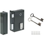 Serrure en applique verticale  fouillot gauche - yale - yav36g - kaki - 2 cls fournies - porte intrieure ...