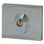 Serrure basse avec cylindre chrom� brillant - stremler - 1358. 30. 0