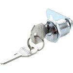 Serrure batteuse a came barillet pour boite aux lettres tiroir 20mm et 2 cles