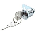 Serrure batteuse a came barillet pour boite aux lettres tiroir 20mm + 2 cles