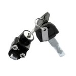 Serrure compl�te polini ep3 955. 830. 013 - batterie incluse - noir