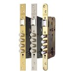 Serrure - lince - 32403 - inox - 50 mm - a cl� - en applique