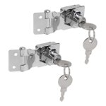 Serrure  loquet  cl salutuya - 2 paquets de 25 pouces en alliage de zinc - scurit et antivol
