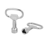 Serrure de meuble sourcing map cl  douille triangulaire pour serrure de panneau triangulaire 95mm x ...
